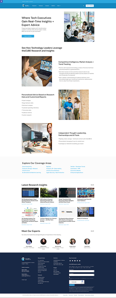 Dynamic website on WordPress for high-tech media brand articles dynamic content elementor pro media site news podcast episodes webdesign wordpress