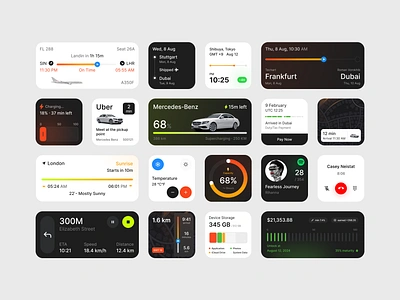 macOS | Custom Widget 2.0 branding caros charge components design system ios location macos mobile music navigation ui widget widgets