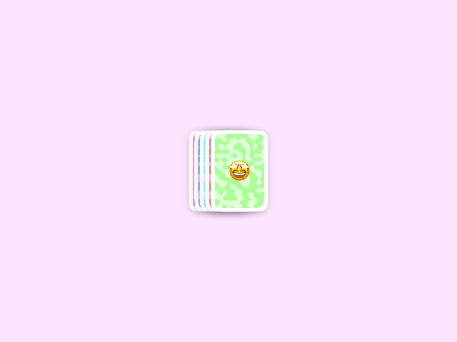 Emoji Cards Micro-animation Experiment animation design microanimation motion graphics ui userinterface