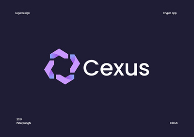 Cexus brand identity branding crypto design graphic design logo logo design logo identity visual design visual identity web3