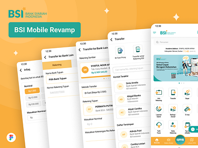 BSI Mobile Revamp: Transfer Flow bank financial fintech ui ux