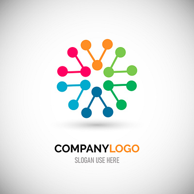 Modern Abstract Social logo minimalist logo social logo vector