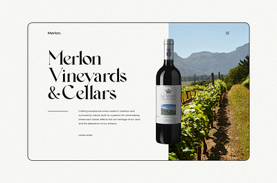 Vineyard Landing Page / Website modern website vineyard landing page vineyard website vineyard website development web design and development website design website design and coding website developer wine webdesign winery design winery website