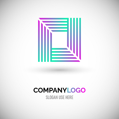 Minimalist linear logo abstract logo branding bts logo colorful logo custom logo graphic design illustration linear logo logo vector