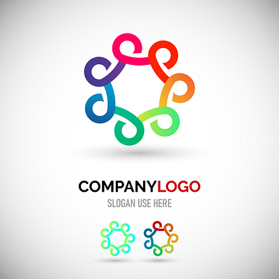 Minimalist Social logo abstract logo branding colorful logo custom logo design graphic design illustration logo social logo vector