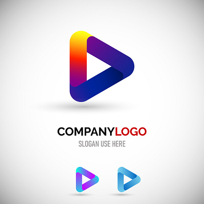 Abstract Play logo abstract logo branding colorful logo custom logo design graphic design illustration logo play logo vector