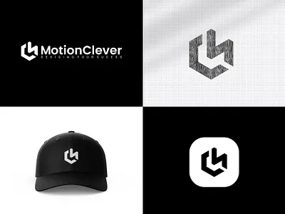 Lettermark, Brandmark Minimalist Logo for MotionClever Agency app icon best logo branding brandmark logo design logo graphic design it agency logo lettermark lettermark logo logo logo design