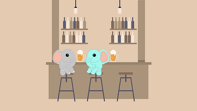 Fred went to the bar character character art character design character illustration design graphic design illustration ui vector visual design visual storytelling