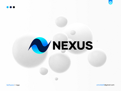 NEXUS , Letter N logo . 3d logo adobe branding concept creative design fintech graphic design illustration letter logo logo modern logo n logo technology ui vector website