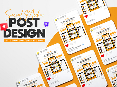 Creative Social Media Post Design branding design creative graphic design creative post design facebook post design instagram post design social media branding social media graphics social media post design