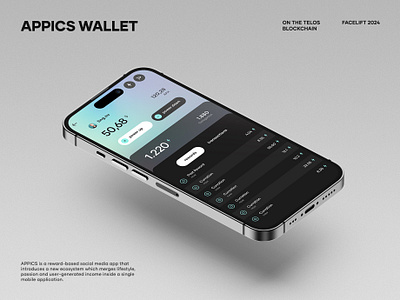 Wallet Facelift app blockchain cryptocurrency screen design socialmedia ui design wallet web3