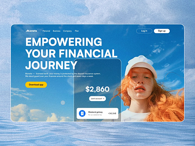 Financial Journey animation crypto graphic design landing motion graphics ui uiux ux web web3 website