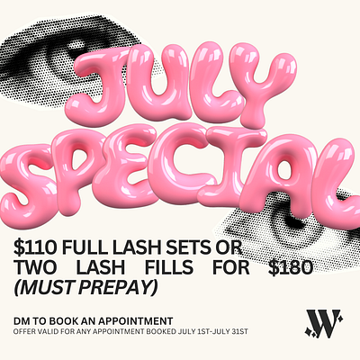 LASH EXTENSION FLYER beauty industry branding design graphic design illustration lash business print