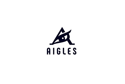 Letter A eagle eye logo 3d animation branding graphic design logo motion graphics ui