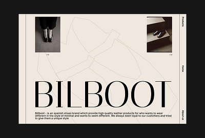 Bolboot Shoes ui design design illustrate ui ux web design website