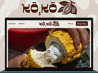 koko cocoa website design branding cocoa design inspiration food website graphic design luxury brand relume responsive design typography ui uiux design web design website design