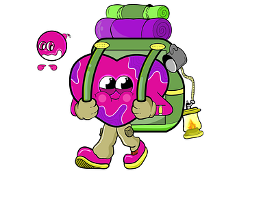 Love journey art shop design character design mascot graphic design ilustrasi toys vector