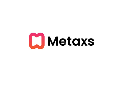 Metaxs Logo Design, Gradient Logo. corporate logo creative logo ecommerce gradient logo logo logo brand logo design logo mark logos m concept m letter brand