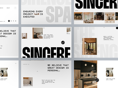 Sincere - Furniture Website architecture branding brutalism design furniture website home page interior landing page minimalist swiss style tropical ui uidesign user experience userinterface web design wood