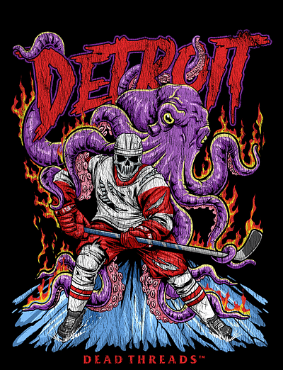 DEADTHREADS PROJECT © 2024, Dead Threads Apparel graphic design illustration