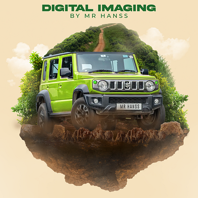 Digital Imaging | Suzuki Jimny branding design digital imaging graphic design illustration photo manipulation poster