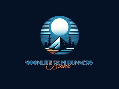 Moonlite-Rum-Runners-Brand-1600 app branding design graphic design illustration logo logos typography ui vector