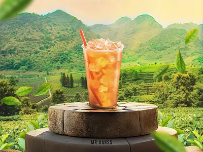 Digital Imaging | Ice Tea Ads branding design digital imaging graphic design illustration photo manipulation poster