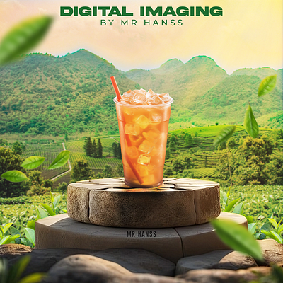 Digital Imaging | Ice Tea Ads branding design digital imaging graphic design illustration photo manipulation poster