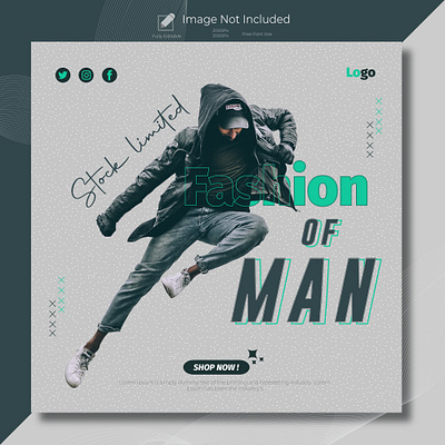 Social media post advertisement branding brochure company profile design fashion flyer socialmedia