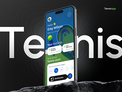 Tennis App 🎾 UI Design app design functional design interaction intuitive design ios minimalist padel app pitch reservation product designer tennis tennis app ui design ui inspiration ux ux design