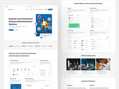 SoloHub - Omnichannel Landing Page adaptive design app case study crypto dashboard design design fintech landing page mobile design omnichannel saas ui ux web design website design