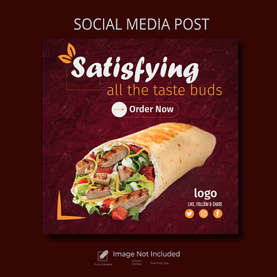 social media post advertisement branding business design flyer food graphic design illustration logo