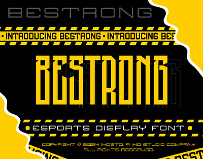 Bestrong Esports Display Font esports font display