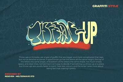 Throw Up Graffiti Style alphabet artwork brand design brand identity custom logo graffiti graphic design illustration lettering logo magazine spray paint street art throw up typography urban urban design