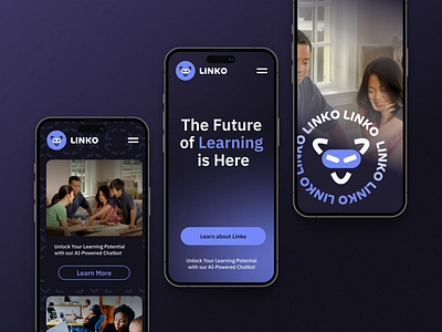 Unlock your Learning Potential ai app bot branding chat design digital edtech edu education intelligence learn logo marketing mobile smart ui ui design uiux ux