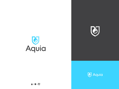 Aqua Logo aqua logo logo design water logo