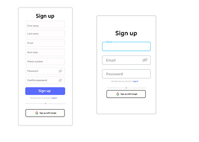 First Design- Sign up figma firstuidesign graphic design ui