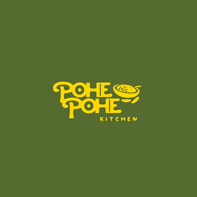 Pohe-pohe Kitchen branding food graphic design kitchen logo logo restaurant typography