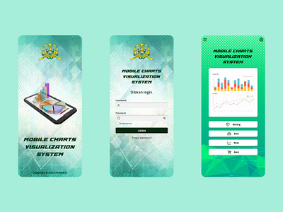 Mobile UI - Mobile Charts Visualization System graphic design motion graphics ui