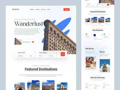 Wanderlust - Shopify Website Design for Travelling Places adventure places design homepage illustration interface landing page product product design product details product landing page product website shopify shopify landing page shopify website single product page store traveling places travelling web design website