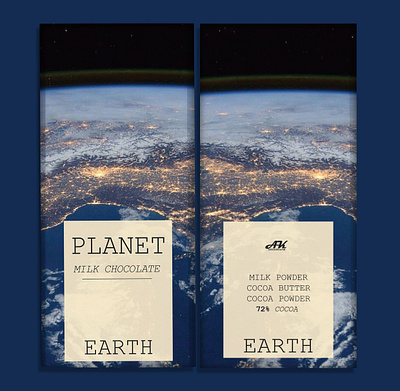 PLANET Earth chocolate bar branding chocolate chocolate packaging design graphic design illustration logo packaging typography