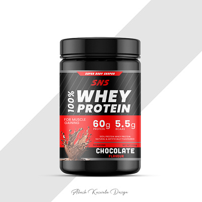 Packaging Design for Whey Protein branding coreldraw designer graphic design illustrator packaging packaging design product design typography