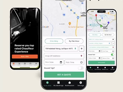 UR RIDE | Taxi and Limo Web Booker & Passenger App chauffeur dispatch system design driver app free chauffeur dispatch system free limo dispatch system illustration limo booking website limo dispatch system taxi dispatch system ui