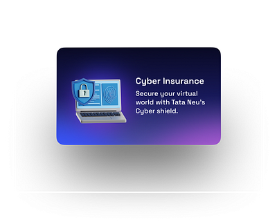 Widget for Cyber Insurance design illustration product ui widget