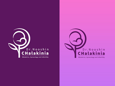 The final design for Dr. Chalakinia's logo branding graphic design logo