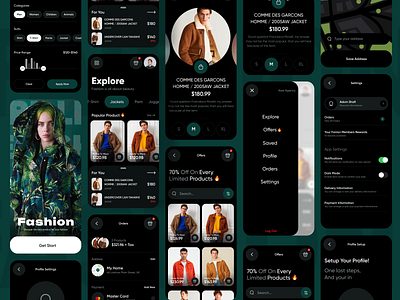 Ecommerce App app app design app ui awe ecommerce fashion ios mobile app uiux