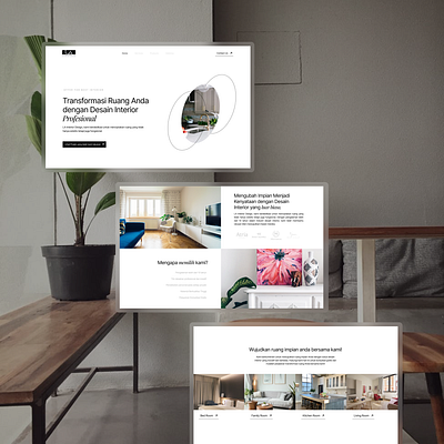LA Interior - Landing Page Website landing page web website
