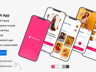 Fashion app ux ui mobile design 3d branding fashion app design graphic design ui ux ui