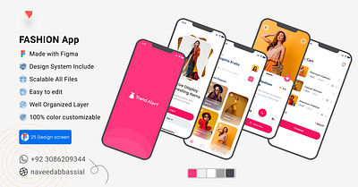 Fashion app ux ui mobile design 3d branding fashion app design graphic design ui ux ui