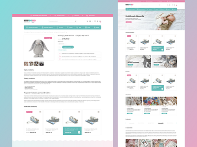 Online Store Design babyproducts designconcept designinspiration digitaldesign ecommercedesign newparents parenting uidesign userfriendly uxdesign webdesign